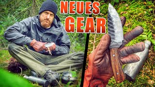 Meine NEUE BUSHCRAFT Ausrüstung  Primitives SURVIVAL Gear UNBOXING  Fritz Meinecke [upl. by Aillij]