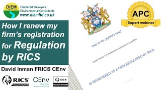 How I renew my firm’s registration for Regulation by RICS [upl. by Nalliuq118]