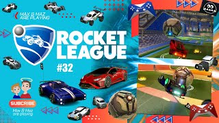 Max amp Maz are playing Rocket League  2vs2 DOPPEL 032 [upl. by Illek]