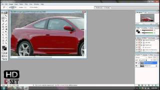 How to Change Color Of Car in Adobe Photoshop 7 [upl. by Nyladnewg985]