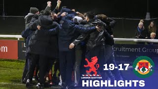 London Scottish vs Ealing Trailfinders Highlights [upl. by Aubine179]