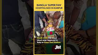 “Fan” faints while cheering team Bangladesh  Jist [upl. by Nirrek624]