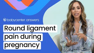 Round ligament pain during pregnancy [upl. by Rodrick]