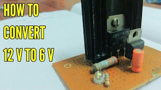 how to convert 12v to 6v [upl. by Arivle]