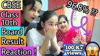 😱Reacting on my CBSE Class 10th BOARD RESULT LIVE REACTION 2021  Sonika😊 Reaction Vlog  Grade 10 [upl. by Ronoel]