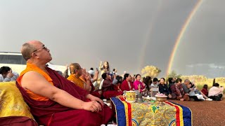 Zangdopelri in Australia 🇦🇺  khabje Namkhai Nyingpo Rinpoche warmly welcome  Guru Rinpoche [upl. by Ivey]