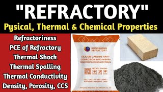 Properties of Refractory Material  Thermal spalling thermal shock Cold compressing strength [upl. by Emery]