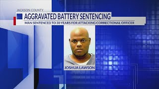 Inmate sentenced to 30 years following attack on Correctional Officer in Jackson County [upl. by Kohler]