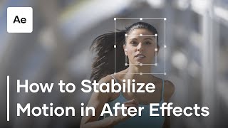 How To Stabilize Motion In After Effects [upl. by Nirehtac]