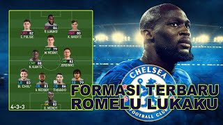 FORMASI TERBARU CHELSEA BERSAMA LUKAKU PES2021 [upl. by Adnilec]