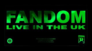 FANDOM LIVE IN THE UK Official Trailer [upl. by Mingche]