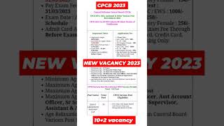 CPCB Recruitment 2023 Syllabus  CPCB Recruitment 2023 Selection Process  shorts [upl. by Lekzehcey]