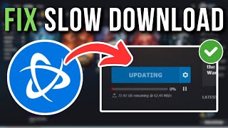 How To Fix Battlenet Slow Download Speed  Full Tutorial [upl. by Jerz]