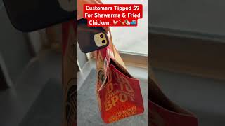 DoorDash Customers Tipped 9 For Shawarma amp Fried Chicken 🍗🐓🌯🚙 shorts fooddelivery gigwork [upl. by Benedicto]