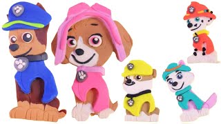 Paw Patrol Hero Set DIY Pups Chase Skye Marshall Art [upl. by Ettenuj600]