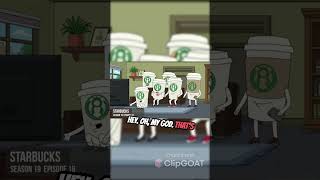 Starbucks cup in Game of Thronesfamilyguy funny familygu mickeymouse animatedsitcomronaldo [upl. by Ikceb]