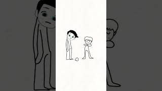 rock jump scare animation viralshort funny comedy [upl. by Enerak]