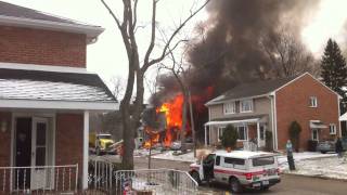 Dramatic Rescue at House Explosion in Park Forest  Video John Nieminski [upl. by Othe]