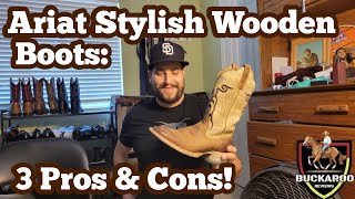 Ariat Stylish Wooden Boots 3 Pros amp Cons [upl. by Arabeila]