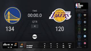 Golden State Warriors  Los Angeles Lakers  NBA on TNT Live Scoreboard [upl. by Brabazon]