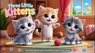 Little Kittens Lost Their Mittens  Animal Songs  Kids Songs amp Nursery Rhymes [upl. by Teiv594]