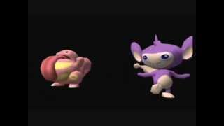 Pokemon Stadium 2 Round 1  End Credits Pokemon Roll Call [upl. by Wenn572]