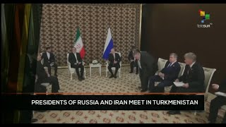 FTS 1230 1110 Russia and Iran hold bilateral meeting in Turkmenistan [upl. by Rramo]