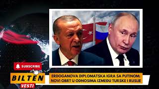 ERDOGANOVA DIPLOMATSKA IGRA SA PUTINOM NOVI OBRT U ODNOSIMA IZMEĐU TURSKE I RUSIJE [upl. by Ehsiom]