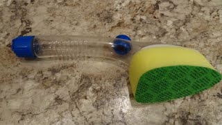 Dishwand Refills Scrub Dots Sponge Heads Review Fits competitors wand and cleans [upl. by Hirschfeld]