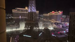 THE VIEW We LOVE a Good View Room Tour of the Bordeaux Eiffel View Room at Paris Hotel Las Vegas [upl. by Samson]