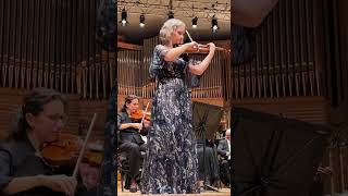 Hilary Hahn plays Brahms Violin Concerto in Brussels finale [upl. by Gnuh]