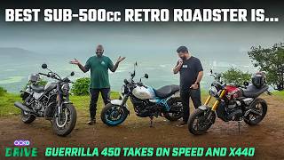 Royal Enfield Guerrilla 450 vs Triumph Speed 400 vs HarleyDavidson X440 Comparison Review [upl. by Faustena]