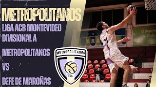 METROPOLITANOS FECHA 4 COPA DE PLATA  LIGA ACB MONTEVIDEO [upl. by Collie721]