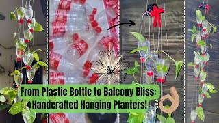 Brilliant way to Reuse Plastic Bottles for Balcony Decor DIY Wind Chime Bottle Decor [upl. by Urbano648]