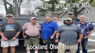 4 trains with the best railfans in the 513 HiRail salute and more Lockland Ohio Trains [upl. by Aihseit600]