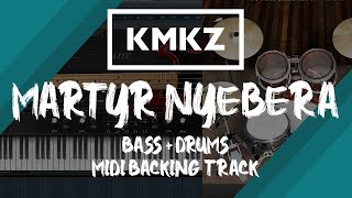 Kamikazee  Martyr Nyebera Tower Sessions  Bass  Drums MIDI Backing Track [upl. by Ramsdell]