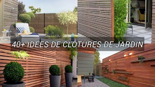 40 idées de clôtures de jardin tendance en 2021 [upl. by Berton846]