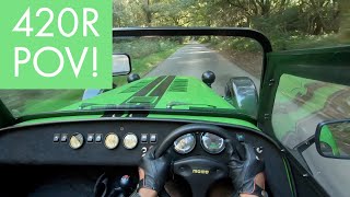 Caterham Seven 420R POV Drive [upl. by Reckford]