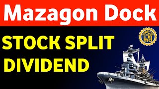 Mazagon Dock Share Latest News 🔥 Stock Split  Dividend 🔥 Mazagon Dock Share Split News [upl. by Cichocki]