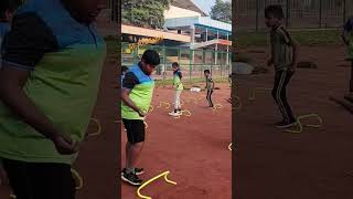 Hurdles skills practice football athleticstrack athletics gymworkout [upl. by Anayia]