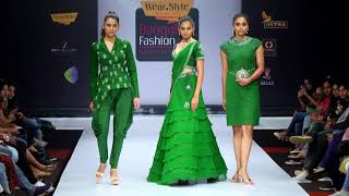 Day 3  Argline GoldenRods amp Kumbi Kolam  IIFT Students Designs at Bangalore Fashion Week [upl. by Llehsyar]