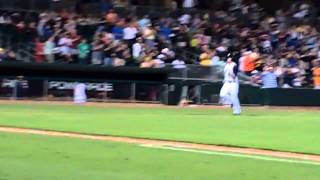 Evan Longoria Homers in Rehab w Montgomery Biscuits 42811 [upl. by Rachel557]