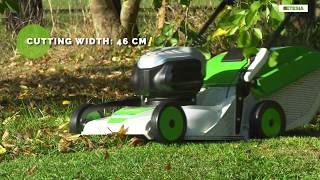 Etesia Duocut PABCTS Battery Walk Behind Mower [upl. by Yatnod12]