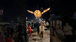 Christmas Owl in Trentham UK  🎄🦉christmas festival owl unitedkingdom [upl. by Aimek347]