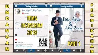 Membuat Undangan Tema Instagram dengan mudah [upl. by Holloway]