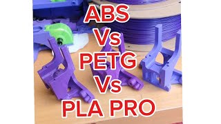 ABS vs PETG vs PLA PRO suite [upl. by Roban517]