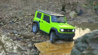 suzuki jimny rc car hg453 crossing river [upl. by Suissac]