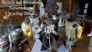 DIY DEKO mal ANDERS BRENNHOLZ Kerzen für Innen amp Außen BASTELN  Upcycling [upl. by Gisela742]