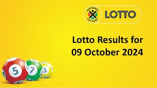 Lotto Results 09 October 2024 [upl. by Anyrb418]