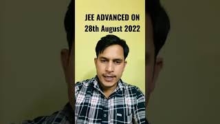 JEE ADVANCED Official Dates Announced 📣  JEE 2022  JEE Advanced Revised Date [upl. by Averell]